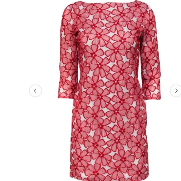 diane von furstenberg pink lace dress DVF Diane Von Furstenberg ZARITA Lace Back Zip Dress Fuschia Jewel Pink $348